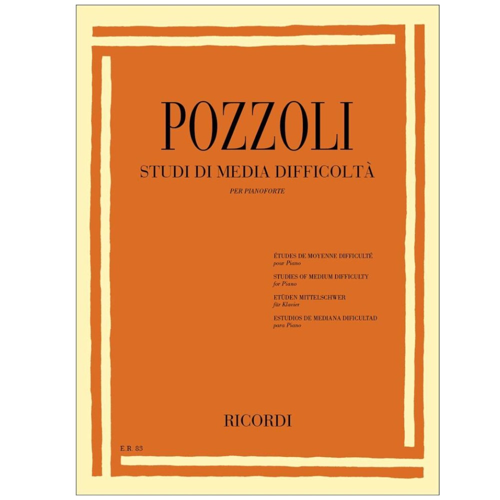 Pozzoli - Studi di media difficoltà per pianoforte