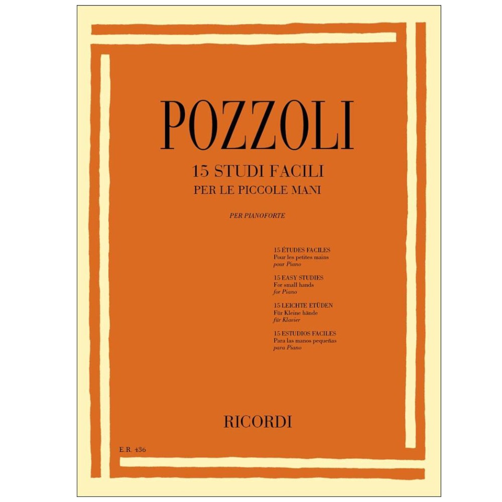 Pozzoli – 15 Studi facile per piano