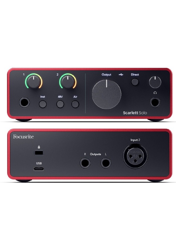 Scheda audio Focusrite Scarlett Solo 4rd Generation