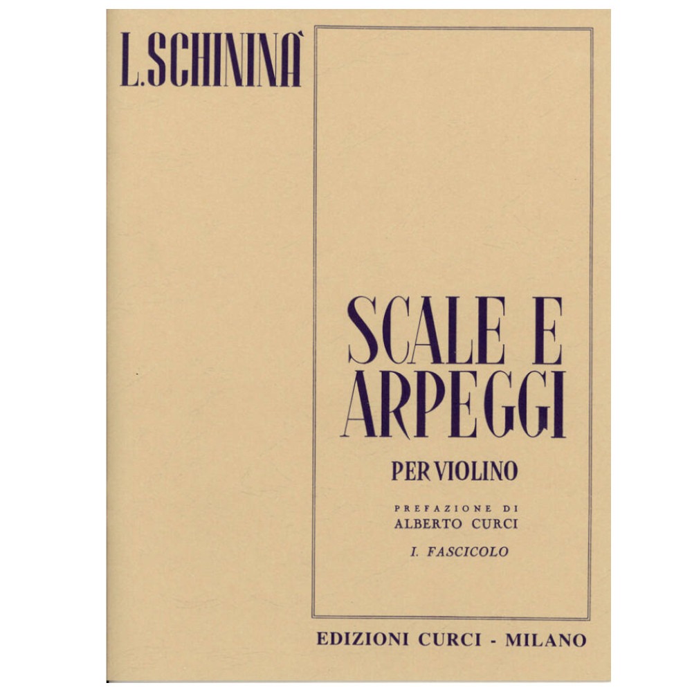 Schininà - Scale e arpeggi per violino