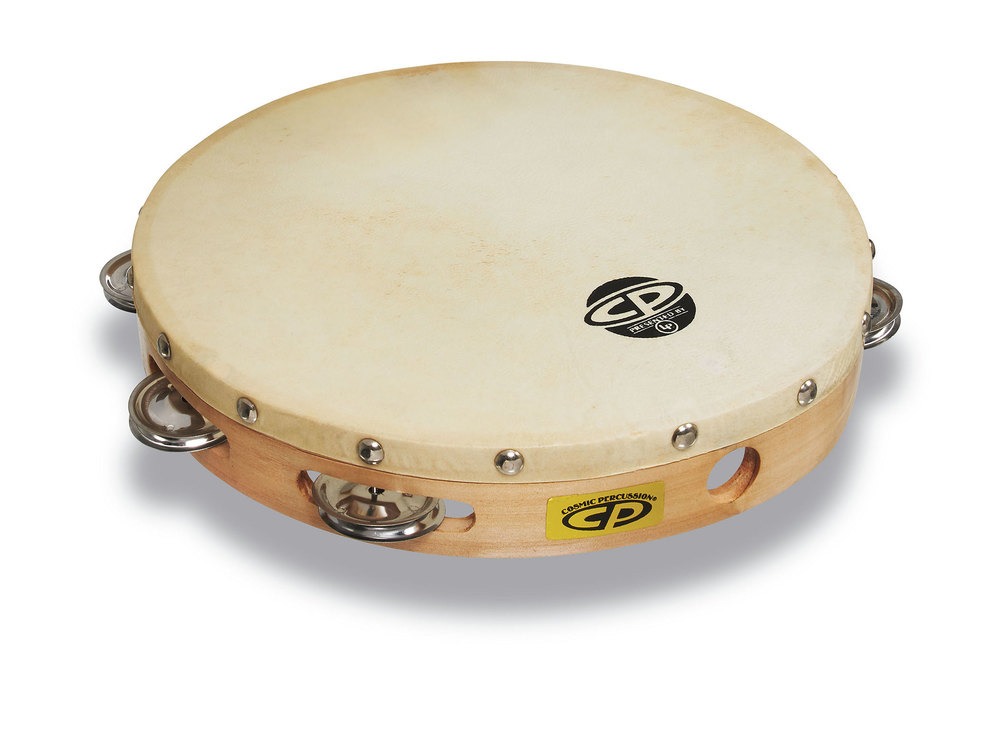 Tamburello con pelle e piattini Latin Percussion CP379