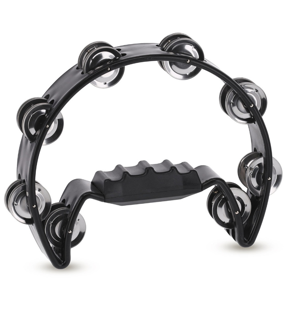 Tamburello Mezzaluna con piattini Gewa Nero