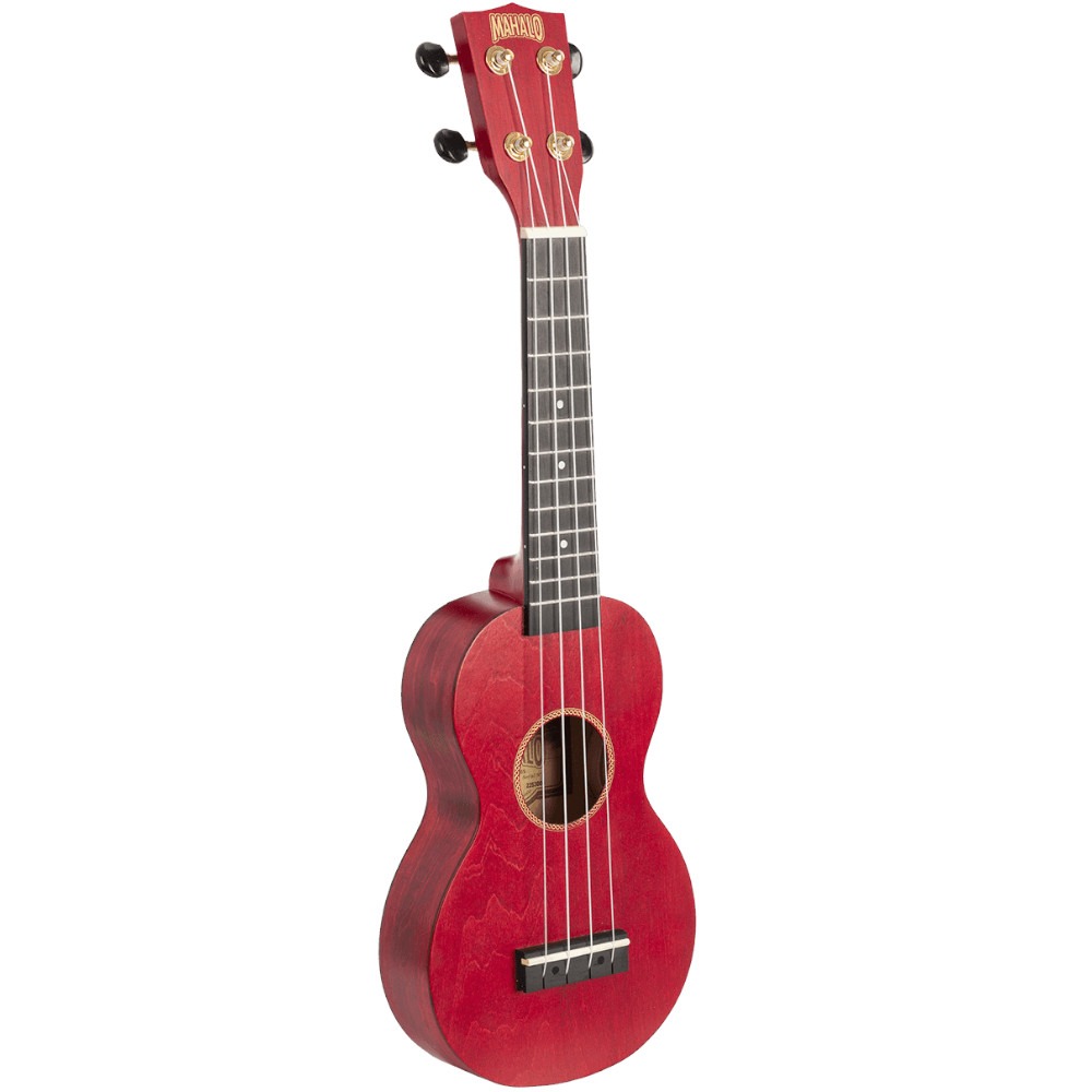 Ukulele Mahalo Slim TRASPARENT RED