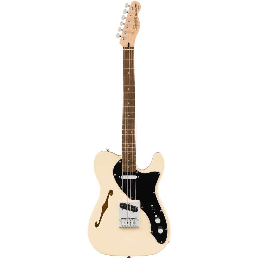 Chitarra elettrica Squier Thinline Affinity Telecaster Olympic White