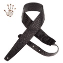 Tracolla Magrabò Holes HC Embossed Cocco Pros Nero 6 cm