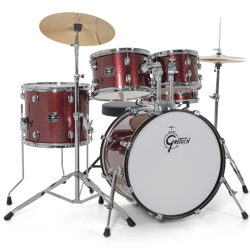 Batteria Gretsch Drumset Renegade Ruby Sparkle