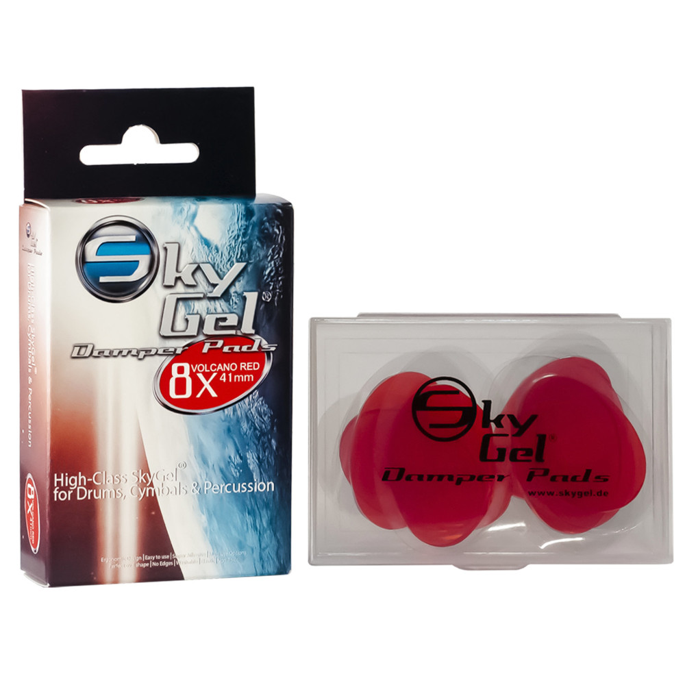 Sordine per batteria in gel SkyGel Red