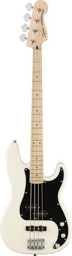 Basso Squier Affinity Precision Bass, Tastiera in Acero, Olympic White