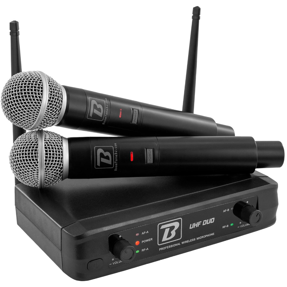 Coppia radiomicrofoni BoomToneDJ UHF Duo