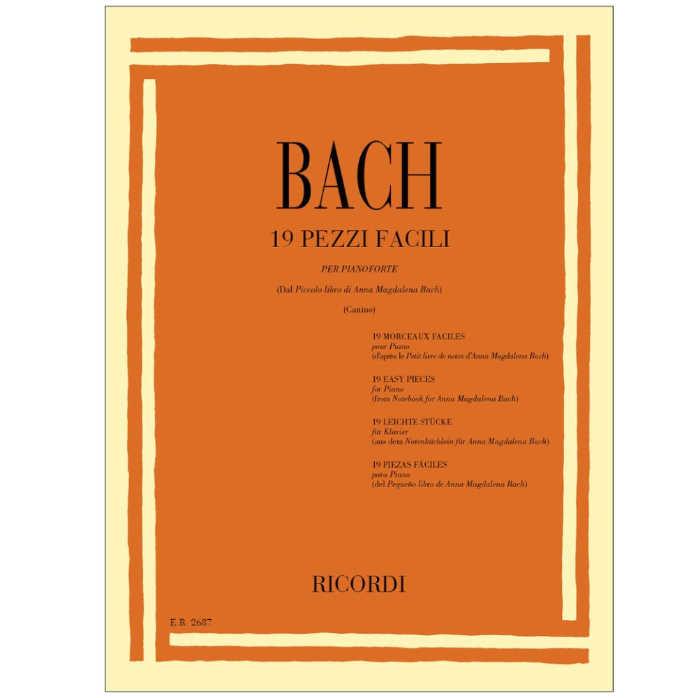 Bach - 19 Pezzi facili