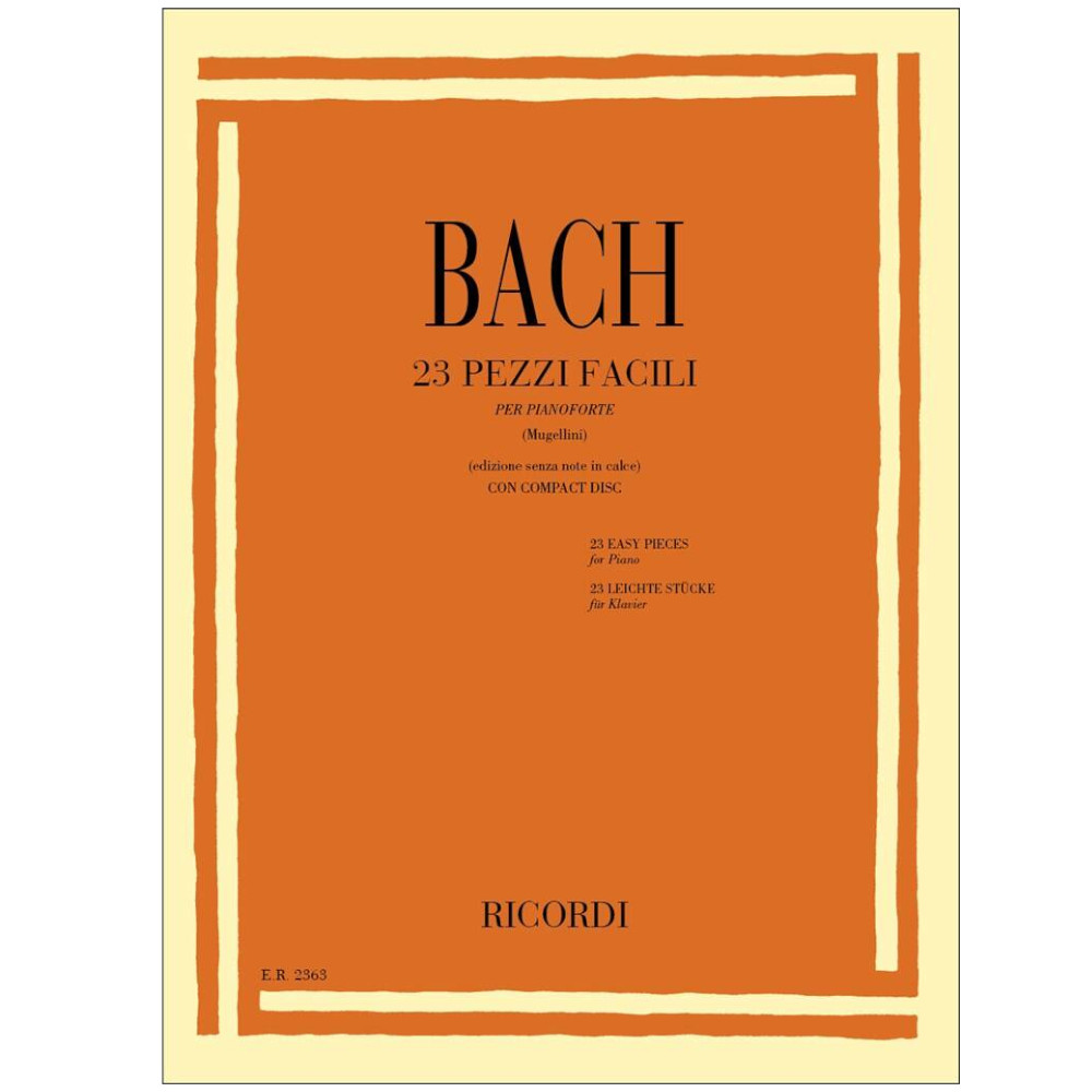 Bach - 23 PEZZI FACILI