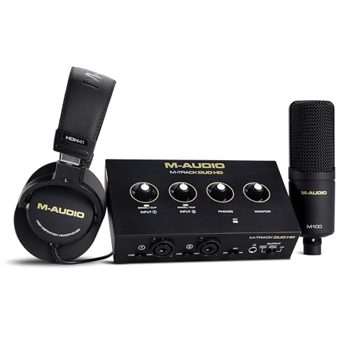 Kit scheda Audio M-AUDIO M-Track Duo HD Producer Pack
