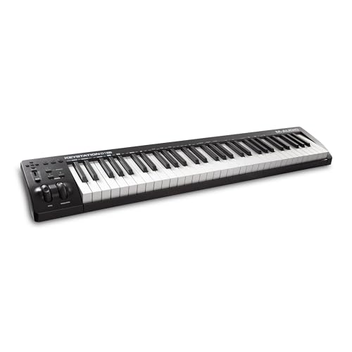 M-AUDIO Keystation 61 MK3 - Tastiera MIDI Controller USB a 61 Tasti, Controlli Assegnabili, Plug-and