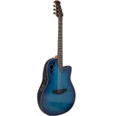 Chitarra acustica elettrificata Ovation Celebrity Elite Plus CE44P-BLFL-G Blu