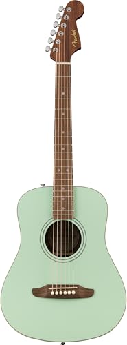Chitarra Fender California Standard Redondo Mini con borsa, verde surf