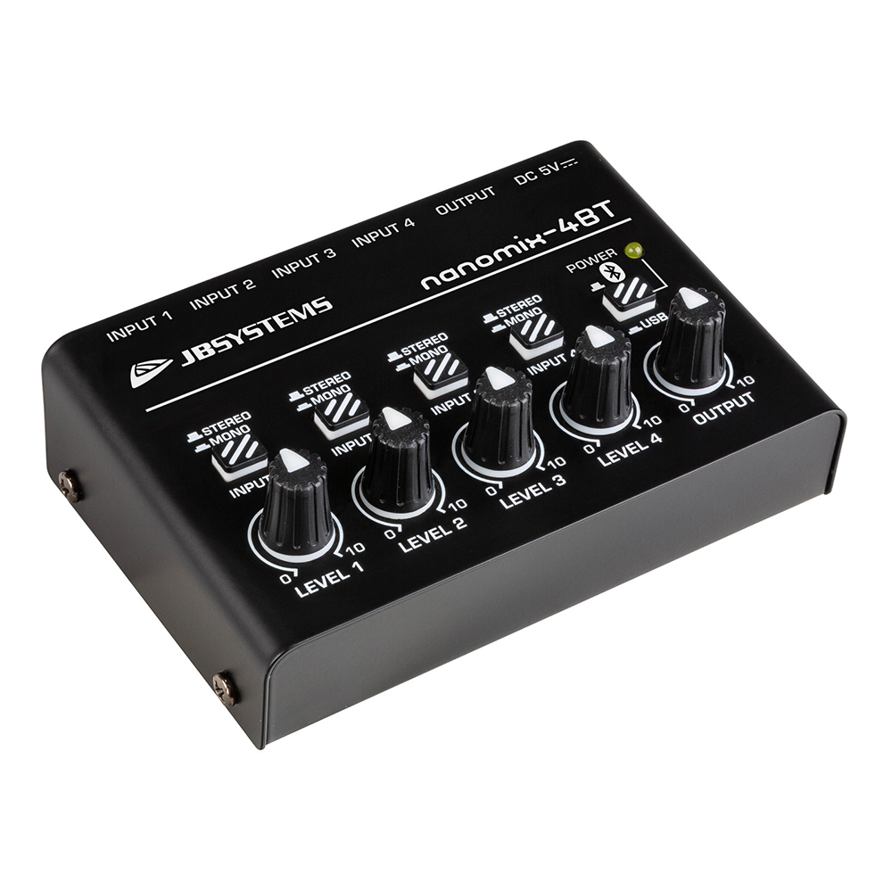 Mixer ultracompatto JBSystems Nanomix-4BT