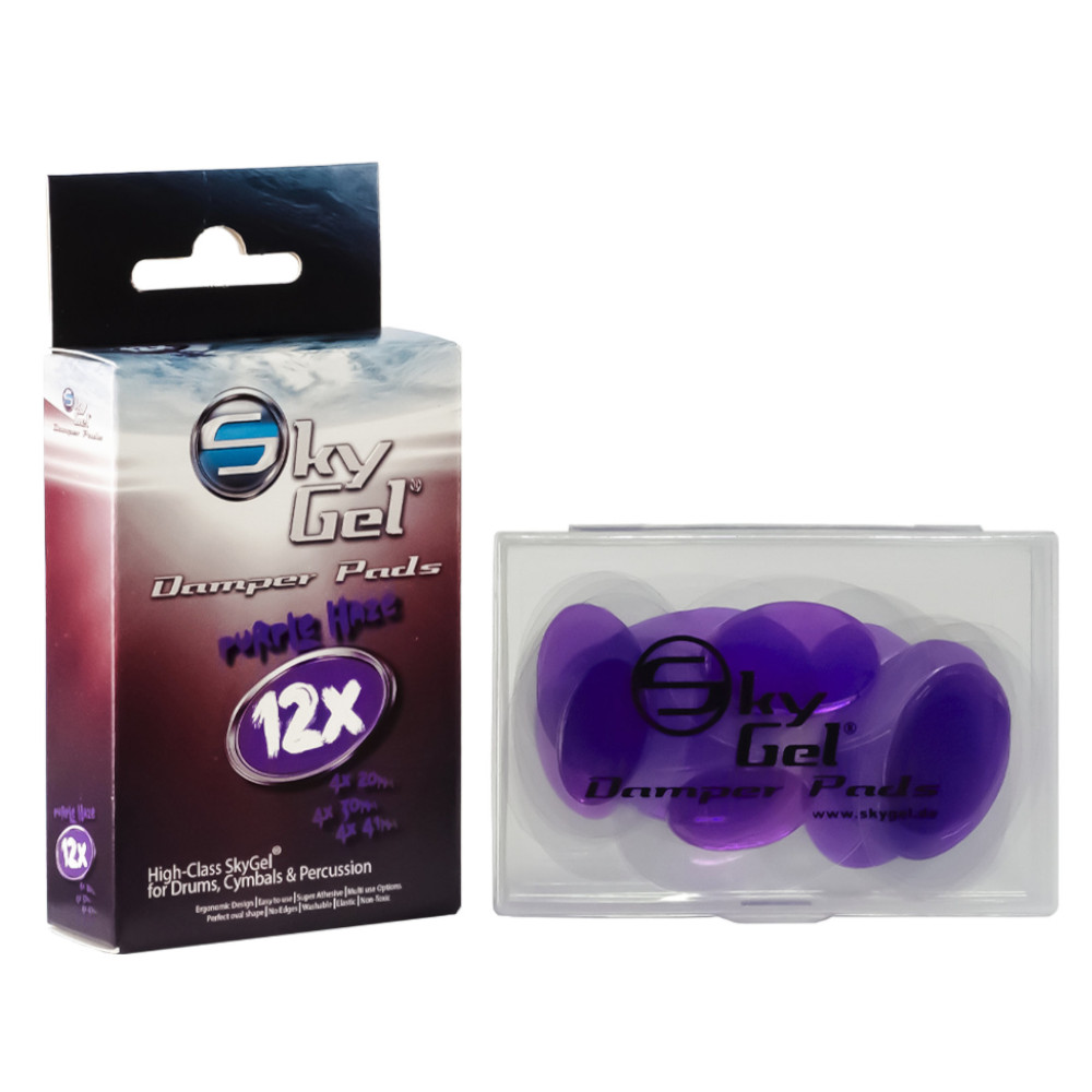 Sordine per batteria in gel SkyGel Purple 12 pz.