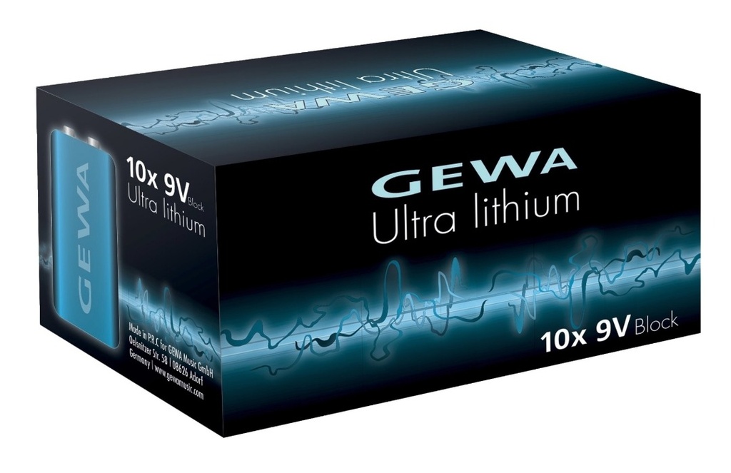 Batteria 9V Gewa