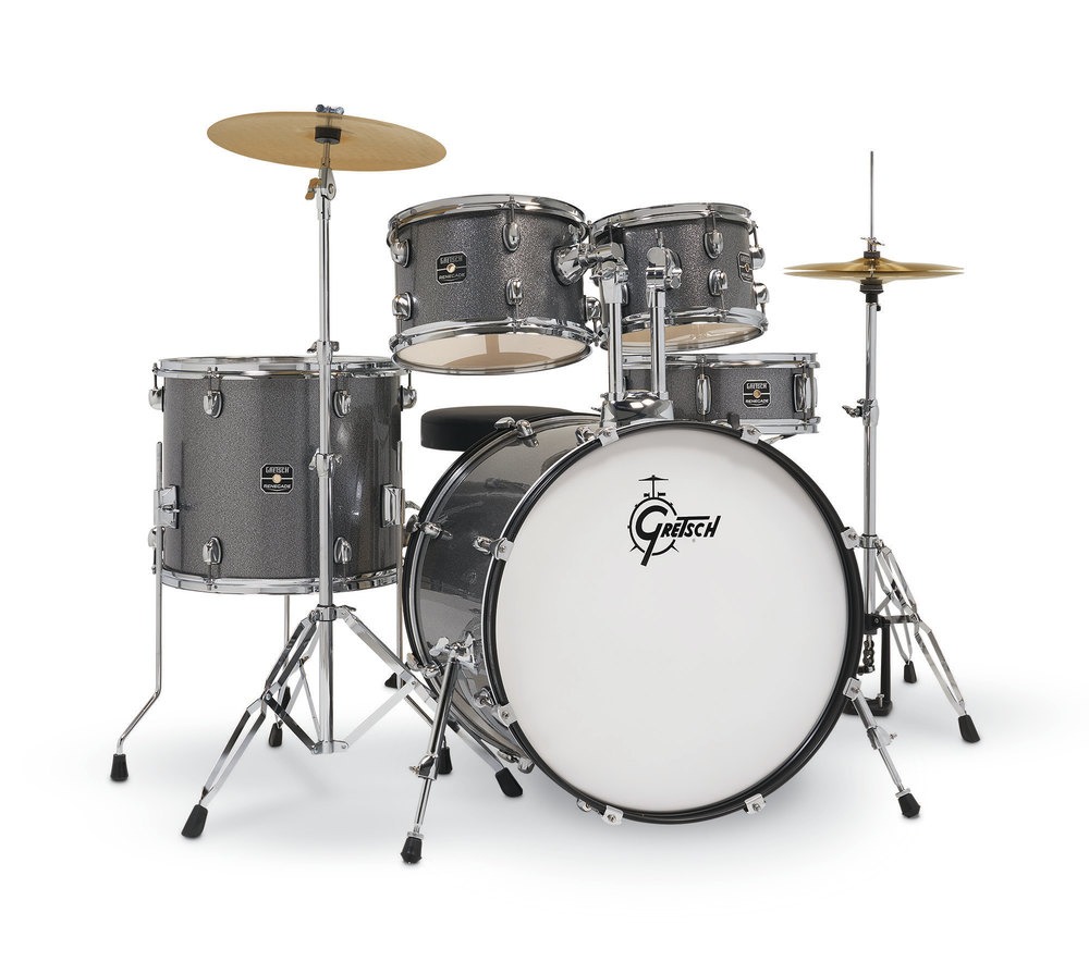 Batteria Gretsch Drumset Renegade Grey Sparkle