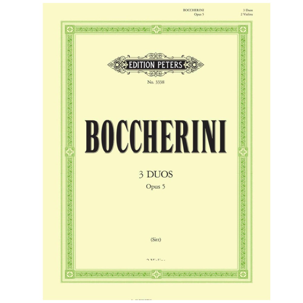 Boccherini - 3 DUOS OP.5