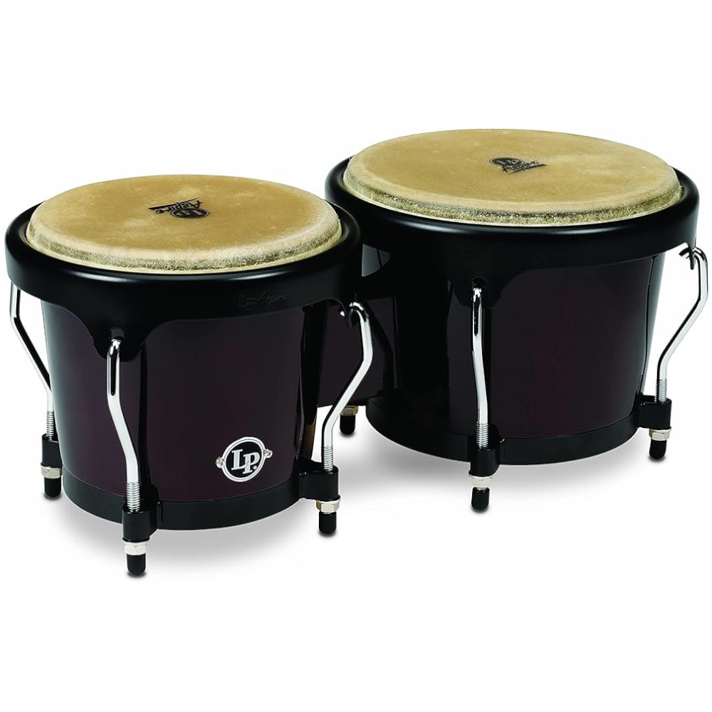 Bonghetti Latin Percussion Aspire Dark Wood LPA601-DW