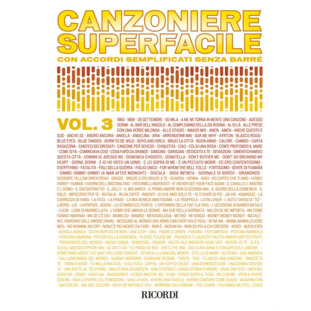 Canzoniere Superfacile volume 3