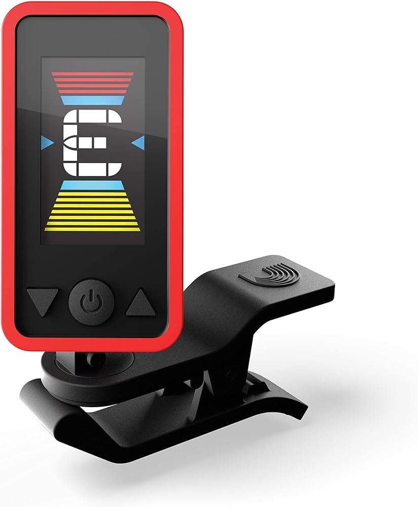 Accordatore clip D'Addario Eclipse, rosso