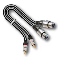 Cavo Audiodesign RCA/doppio cannon (F) 1.5 m