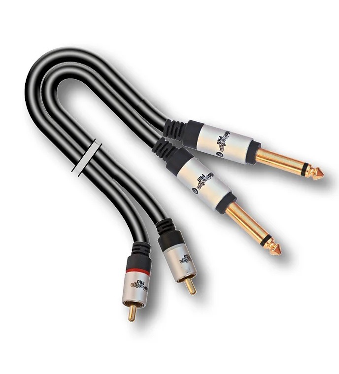 Cavo Audiodesign RCA/Doppio Jack 1.5 m