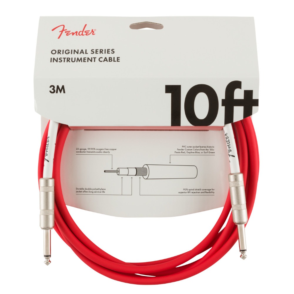 Cavo Jack\\Jack Fender Orginal Red 3 MT