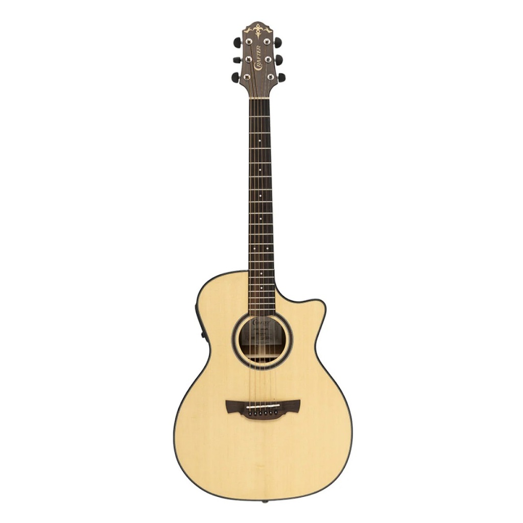 Chitarra acustica elettrificata Crafter Able T600CE Natural con bag