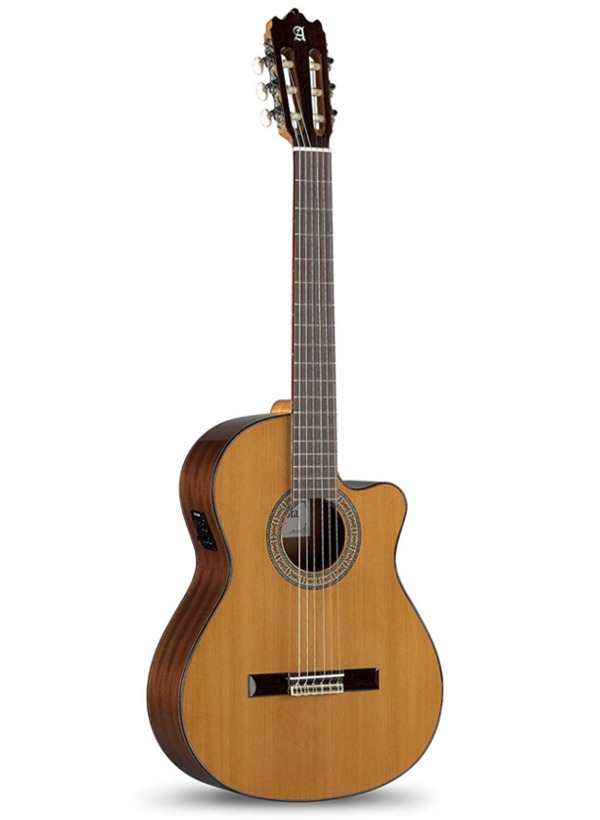 Chitarra classica elettrificata Alhambra 3C CWE con borsa