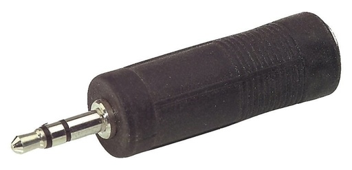 [191602] Connettore Jack femmina 6,3 mm stereo - Jack stereo 3,5 mm