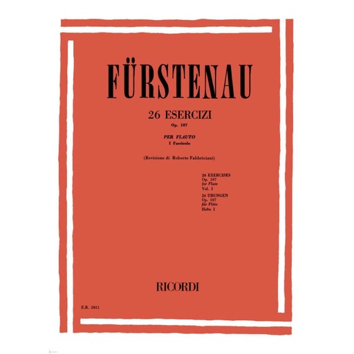 [ER 2811] Fürstenau - 26 Esercizi Op. 107