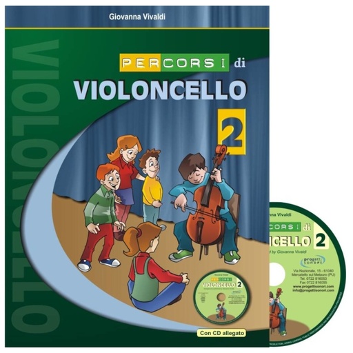 [PS 1302] G. Vivaldi - Percorsi di Violoncello Vol. 2 con cd