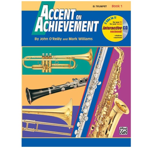 [038081147635] J. O'Reilly - Accent on Achievement per tromba Book 1