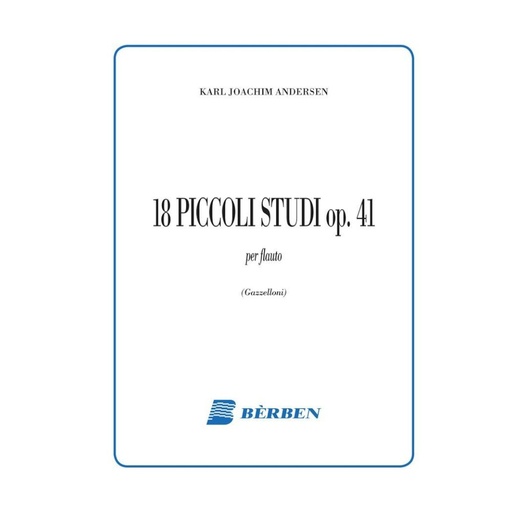 [BRB1946] Jarl Joachim Andersen - 18 PICCOLI STUDI OP 41