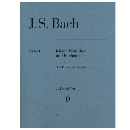 [HN106] JS Bach -  Piccoli preludi e fughette ed. Henle Verlag