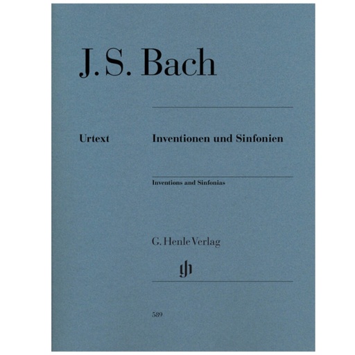 [HN589] JS Bach - Invenzioni e sinfonie ed. Henle Verlag