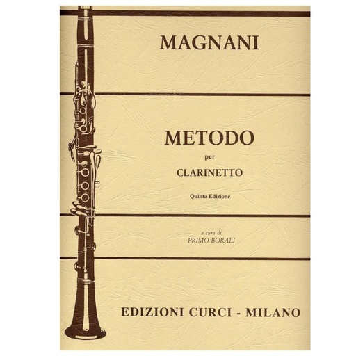 [ecu10627] Magnani - Metodo per clarinetto