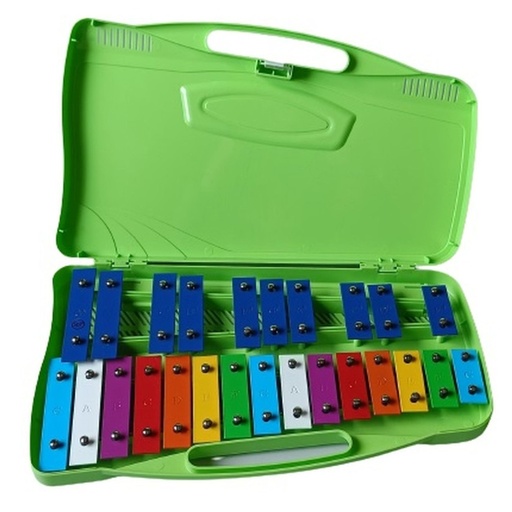 [5627617000005] Metallofono Glockenspiel Alysee MT25 Green BACK TO SCHOOL