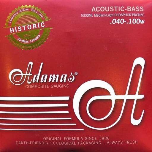 [669602] Muta corde per basso acustico Adamas 040-100 Phosphor-Bronze