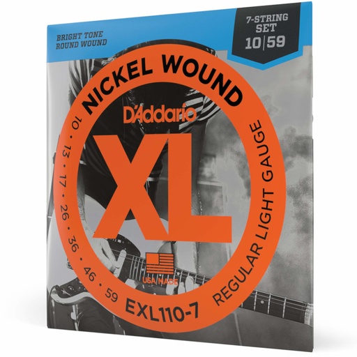 [EXL110-7] Muta elettrica sette corde D'Addario 010/059 EXL110-7