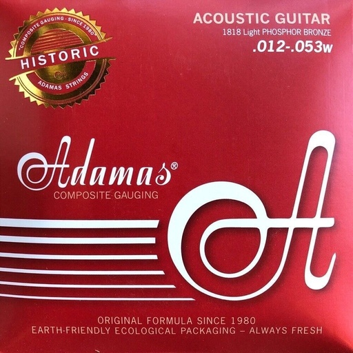 [664570] Muta per chitarra acustica Adamas 012/053 phosphor bronze