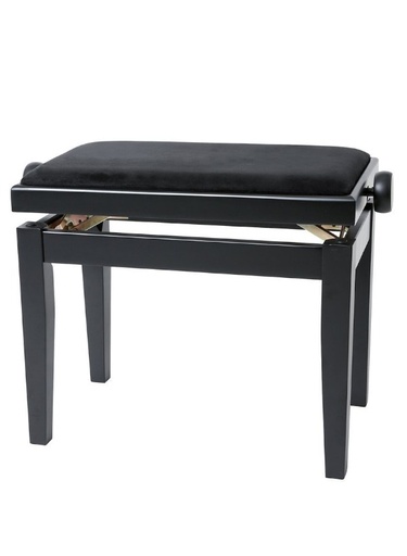 [130000] Panca per piano regolabile Gewa Deluxe Nero Satin