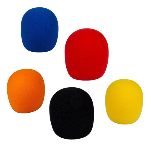 [85189000] Antivento per microfono colorati 5 pezzi