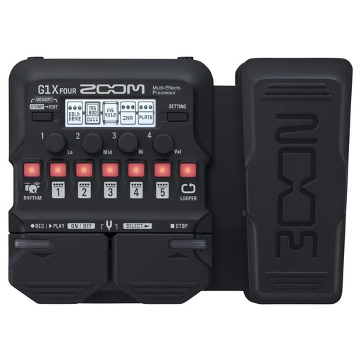 [9550302496036] Pedale multieffetto per chitarra Zoom G1X Four