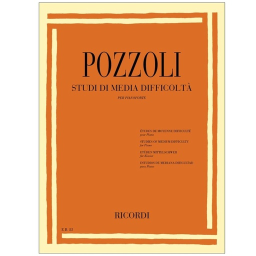 [ER83] Pozzoli - Studi di media difficoltà per pianoforte