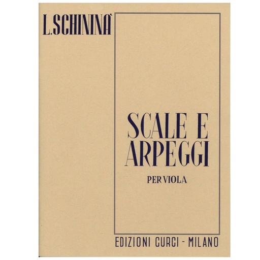 [abcd0041] Schininà - Scale e arpeggi per viola