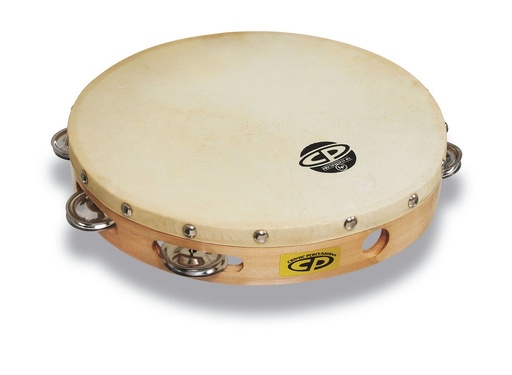 [LP861304] Tamburello con pelle e piattini Latin Percussion CP379